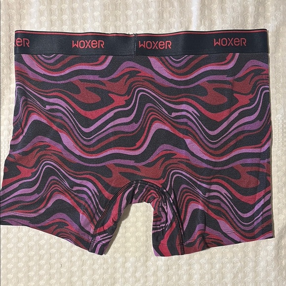 Woxer Red and Purple Boxer Briefs - Picture 2 of 3